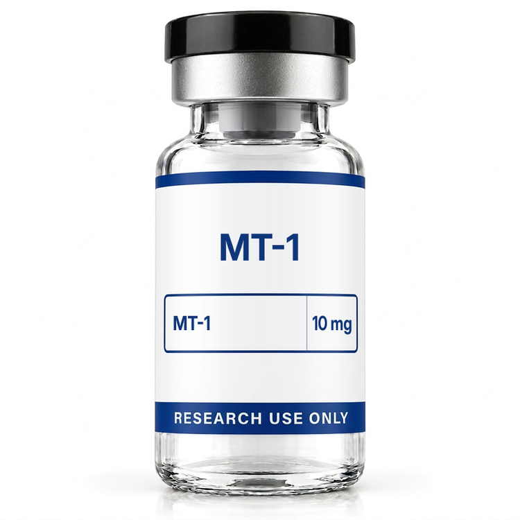 MT-1 10mg research-use-only vial