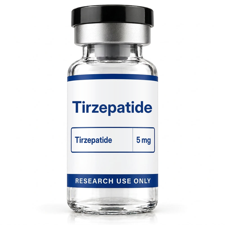 Tirzepatide 5mg research-use-only vial
